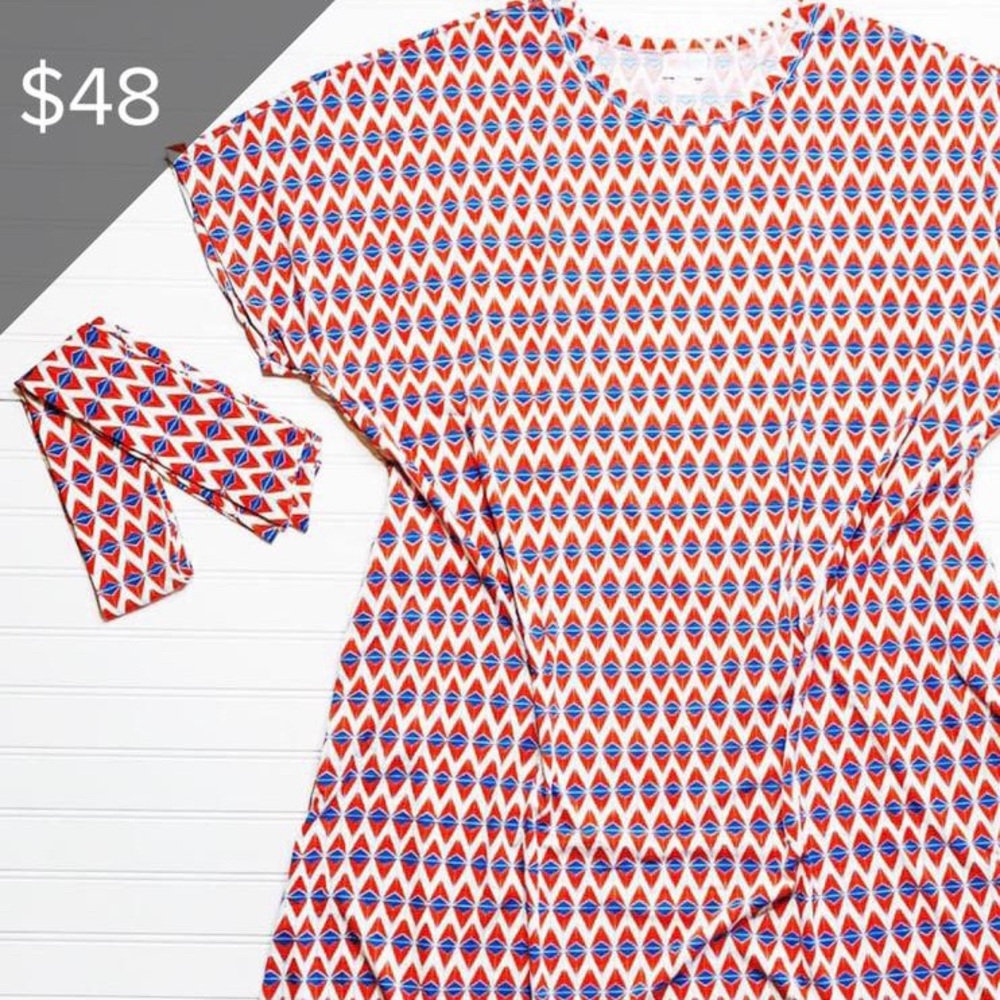 Diamond Patterned LLR Marly Dress 3X NWT